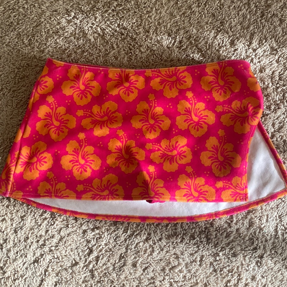 Frankies Bikinis terrycloth swim skirt